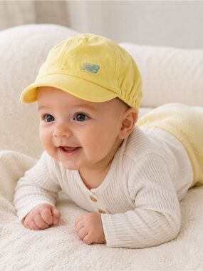 New Balance Light Yellow Baby Cap with NB Logo